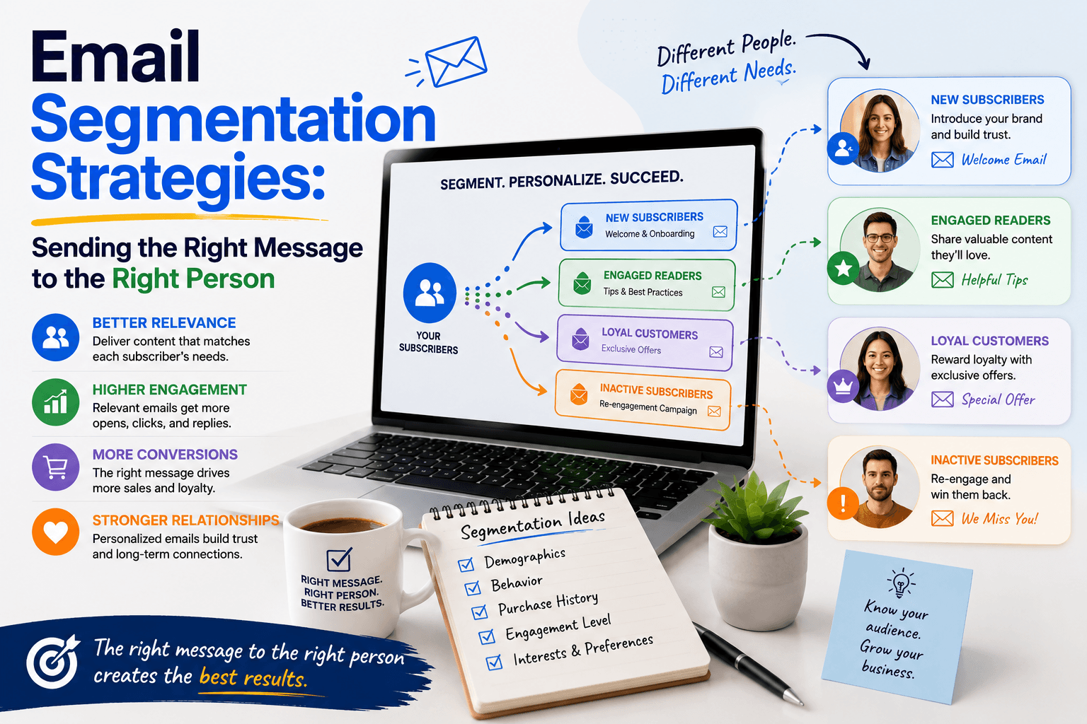 Email Segmentation Strategies Sending the Right Message to the Right Person