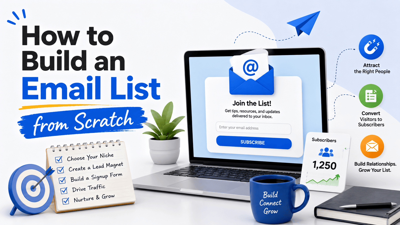 How to Build an Email List from Scratch How to Build an Email List from Scratch (Without Paying for Ads)